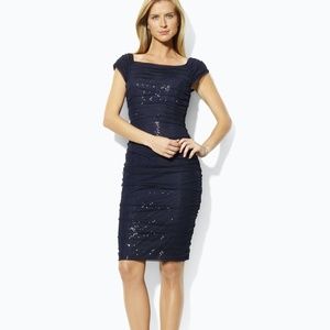 Lauren Ralph Lauren Evening Sz 6P Navy Cocktail dress